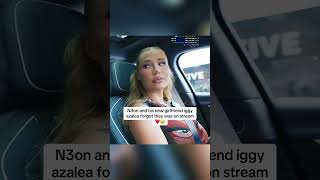 N3on and his new girlfriend iggy azalea forgot they was on stream❤️😳 #n3on #iggyazalea