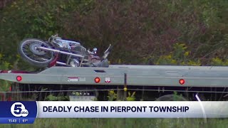 Ashtabula County Sheriff's Office deputies fatally shoot man brandishing firearm following chase