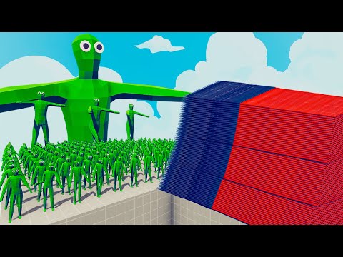 200x ZOMBIE + 3x GIANT vs EVERY GOD - Totally Accurate Battle Simulator TABS