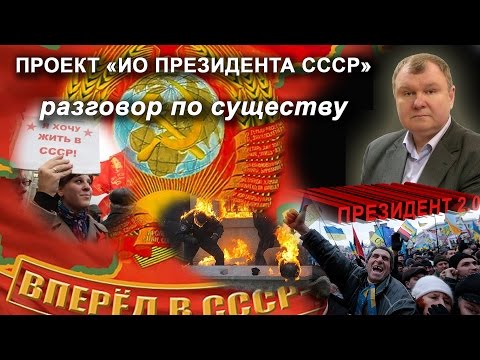 Проект "ИО Президента СССР", Тараскин С.В., Негреба - разговор по существу