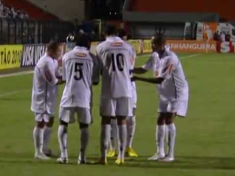 SANTOS 9 x 1 ITUANO - Gols (Paulistão 2010)
