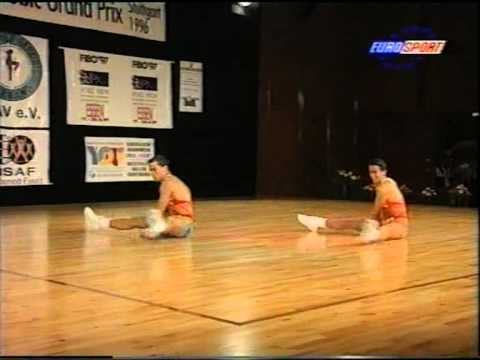 Grand Prix Aeróbic FISAF - Alemania 1996 - Alba de las Heras y Jonatan Cañada