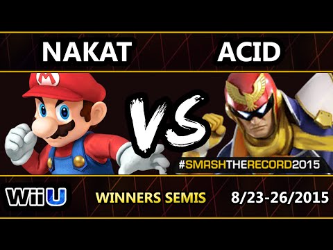 STR2015 - CLG | Nakat (Pikachu, Mario) Vs. Acid (C.Falcon, Villager) SSB4 WS - Smash Wii U