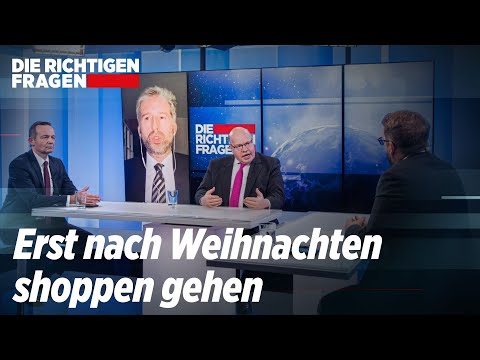 Lockdown an Weihnachten: „Nur das Nötigste einkaufen!“ | Die Richtigen Fragen