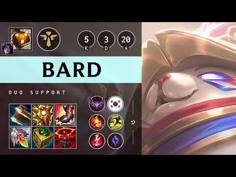 Bard Support vs Lux - KR Master Patch 25.06