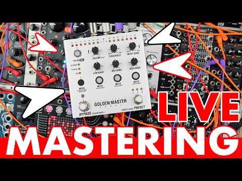 A Mastering Toolbox for Your Sounds // Golden Master Pedal from Endorphines [PEDALS & PATCHES]