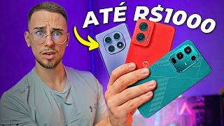 TOP 7 MELHORES Celulares até R$1000 CUSTO-BENEFÍCIO em 2026!!! - BOM e BARATO