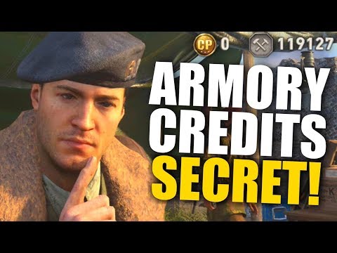 The SECRET To Getting Tons of Armory Credits! (100K+ Method, Easy DLC Guns in COD WWII)