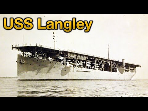 America's FIRST Aircraft Carrier USS Langley Revealed!