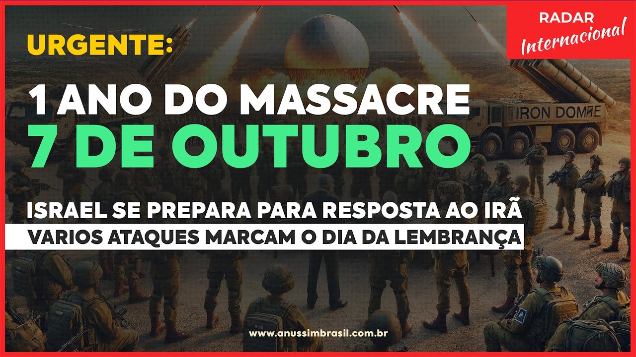 Urgente: Israel Sob Ataque do Hezbollah e do Hamas | Um Ano do Massacre de 7 de Outubro