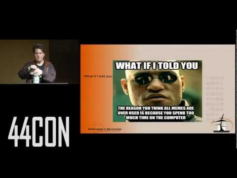 Securing The Internet: You're Doing It Wrong (An Infosec Intervention). Jayson Street at 44CON 2012