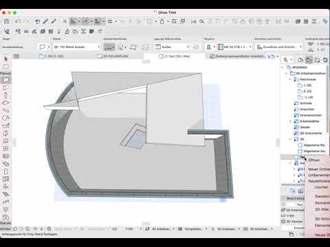 Archicad24 3D Grundriss ins Layout