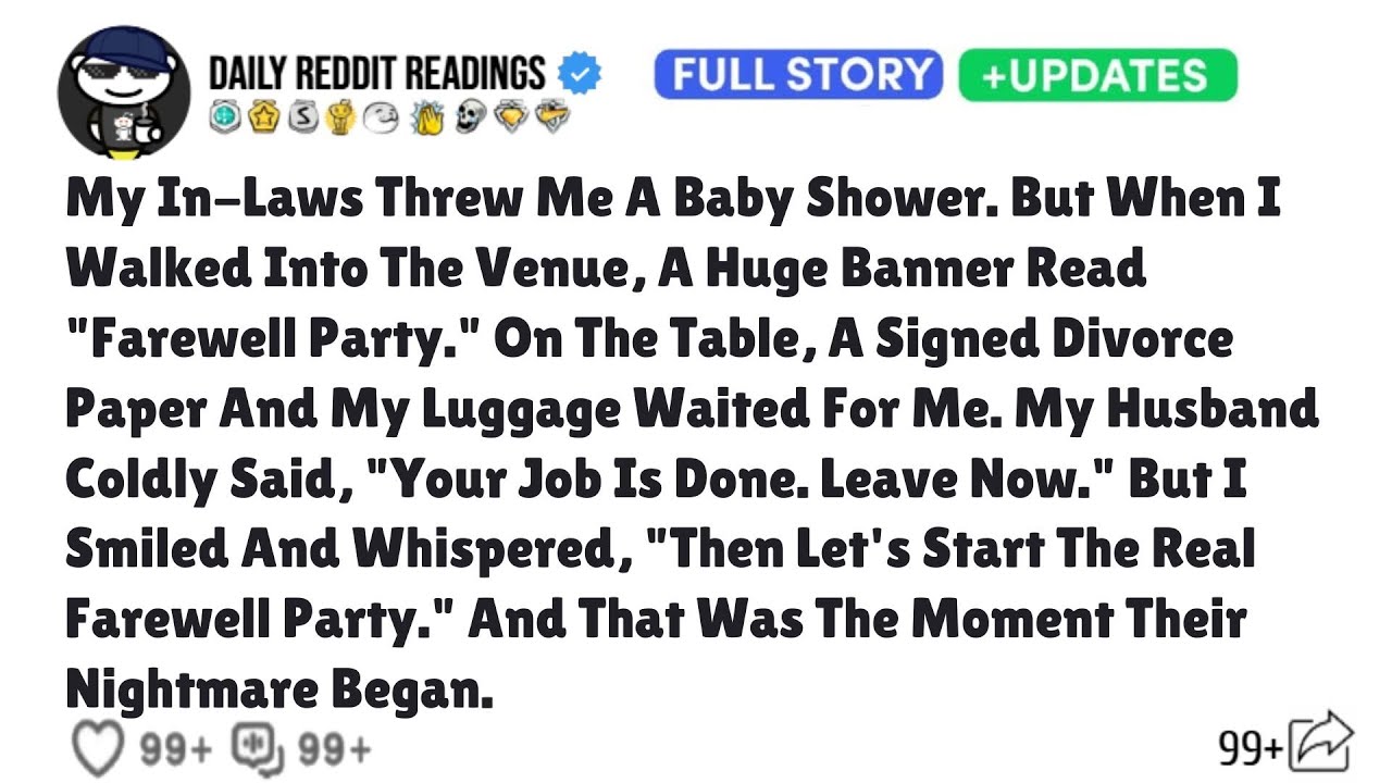 My In-Laws Threw Me A Baby Shower. But When I Walked Into The Venue, A Huge Banner Read "Farewell...