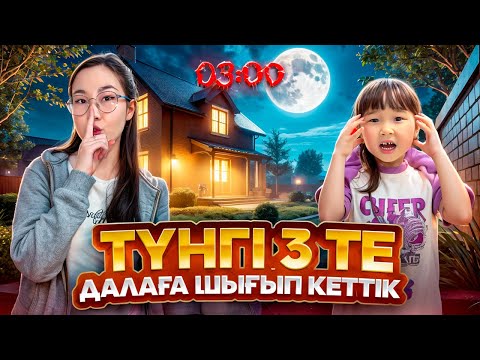 ТОМИРИС ПЕН ТҮНГІ 3-ТЕ ДАЛАҒА АЙТПАЙ ШЫҒЫП КЕТТІК😱🤪| НЕ ІСТЕДІК ТҮНДЕ ?🫢👺