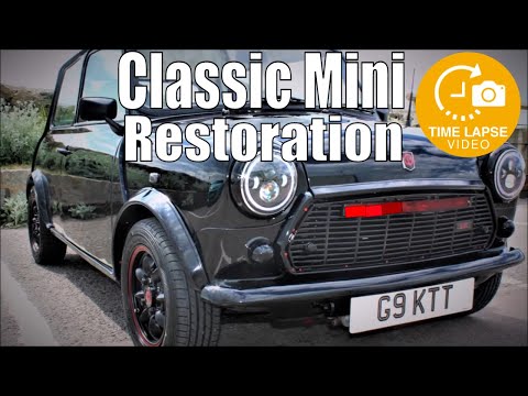180 Day Restoration - Classic Mini Rust to Show Car Timelapse