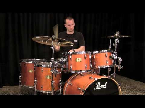 Pearl Session Studio Classic Drum Set 24/12/13/16 - Matte Liquid Amber