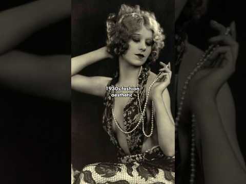 1930s fashion aesthetic edit 🖤 #vintage #beauty #makeup #retro