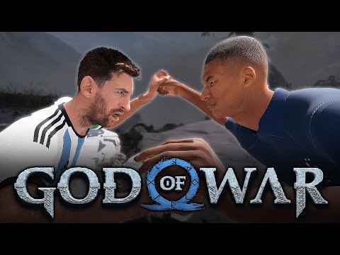 Messi fights Mbappé in God of War! - Argentina VS France World Cup 2022 Finale