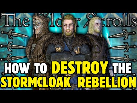 How To DESTROY The Stormcloaks In Skyrim