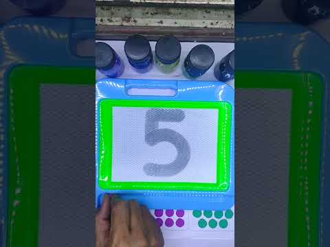 Belajar Menulis Angka 5 | 5 Lima | ❤️ Creativexfunchannel #shorts #short #shortsvideo #shortvideo