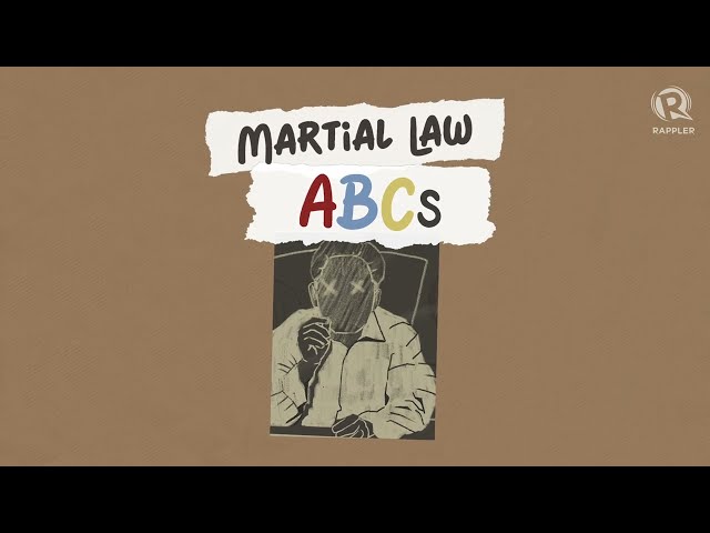 PANOORIN: Martial Law ABCs