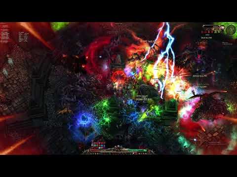 Grim Dawn v1.2 Crucible 150 - 170 Chaos / Fire Pet Cabalist 4 minutes 9 second (4:09)