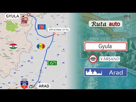Autoroute Gyula Castle spa (Várfürdő) HU - Arad RO | 2017 Sony AS300