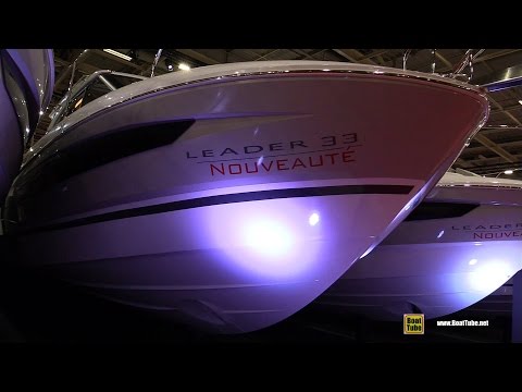 2017 Jeanneau Leader 33 Motor Yacht - Deck and Interior Walkaround - 2016 Salon Nautique Paris