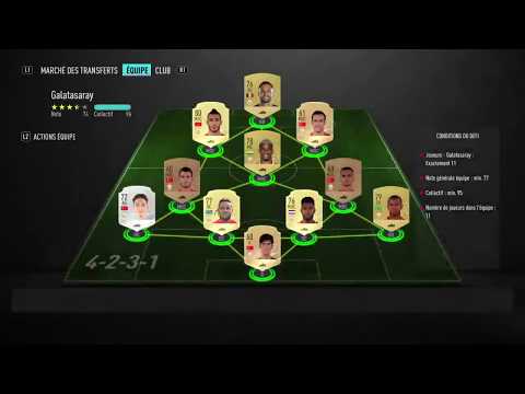 FIFA20 SBC / DCE LIGUE SÜPER LIG - GALATASARAY - SOLUTION PAS CHER