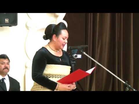 HRH Princess 'Angelika Latufuipeka Tuku'aho (Speech) @ Miss Lady Maria's 20th Years Anniversary