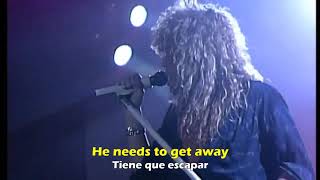 Europe - On The Loose (Lyrics on screen &amp; Sub español - castellano) Live (1986) By #AmayaDarkness#