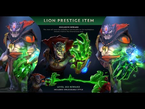 Lion Prestige Item - Hell - Spar Anathema Dota International 2018 Battle Pass NEW IMMORTAL ITEM
