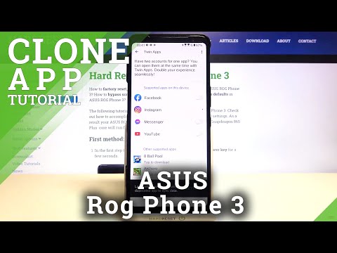 How to Clone Apps in ASUS ROG Phone 3?