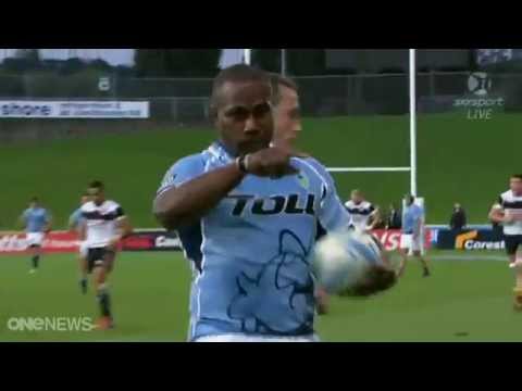 Rene Ranger and Rupeni Caucau score 90m try