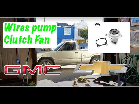 1994 - 2001 CHEVY S10-GMC SONOMA 2.2L Water Pump & Clutch Fan & removal and installation