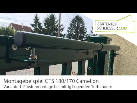 Ferme-porte Camelion GTS 180/170 Soft Close pour portail et portillon aluminium anodisé 