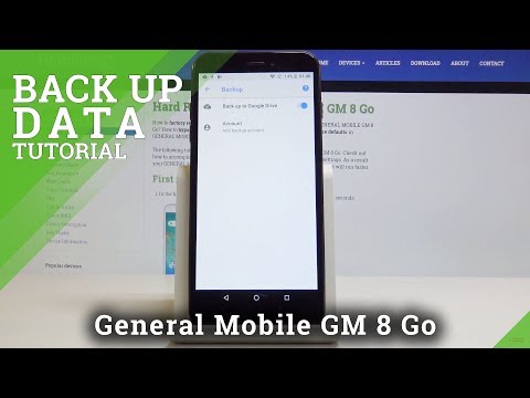 How to Create Google Backup in General Mobile GM 8 - Set Up Google Backup