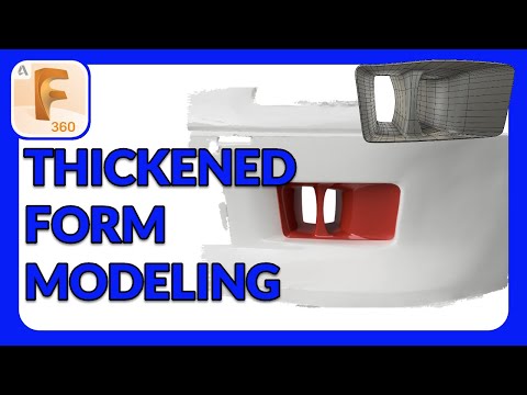 Fusion 360 Form Mastery - Part 47 | Modeling a Racecar Brake Duct System With a Thickened Form