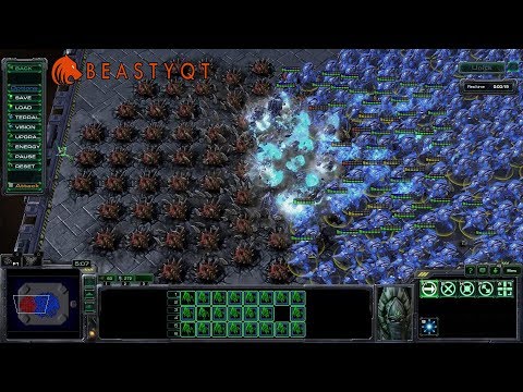 StarCraft 2: 60 Lurkers VS 300 Stalkers!!