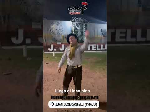 llego el loco @MiltonPinoOFICIAL a juan jose castellli chaco  #musica #folclore