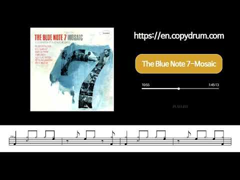 The Blue Note 7-Mosaic | Drum Score, Drum Sheet Music