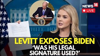 Trump Vs Biden On Autopen Signature Controversy | Are Biden's Signatures Legal? | Karoline Leavitt