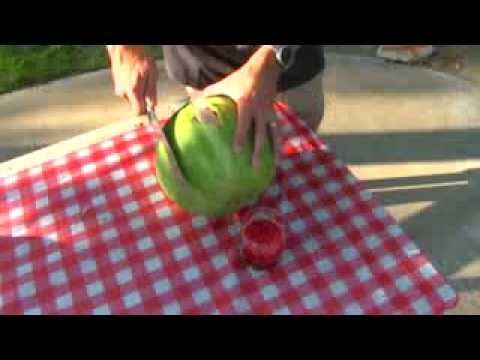 كيف تصنع عصير بطيخ فى وقت بسيط