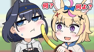 【手描き】どうしても負けを認めたくないクロニー 【ホロライブ切り抜き/オーロ・クロニー/尾丸ポルカ】