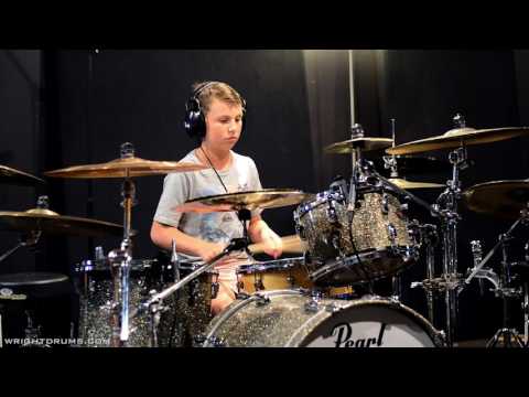 Wright Drum School - Ned Hanrahan - Powderfinger - On My Mind - Drum Cover