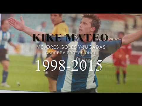 Kike Mateo, Goles y jugadas (Carrera profesional) 1998-2015