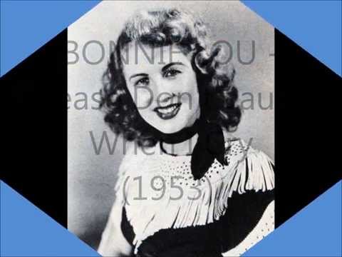 Bonnie Lou - **TRIBUTE** - Please Don't Laugh When I Cry (1953).