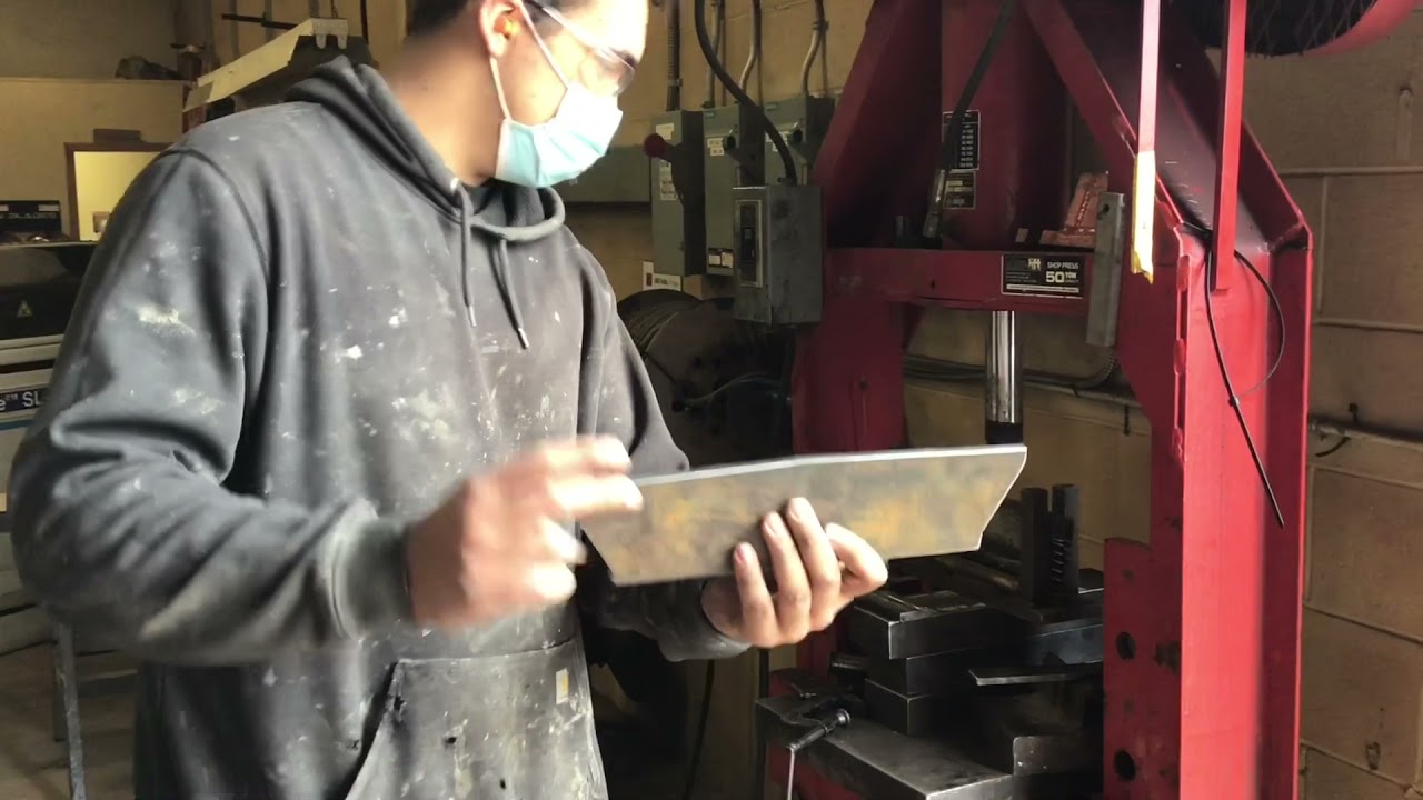 Hydraulic Brake Press Flat Bar Bending