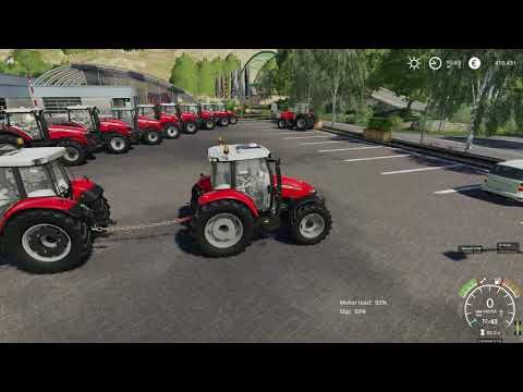 Farming Simulator 19 massey ferguson 5713S ile 5713 ls cekişmesi
