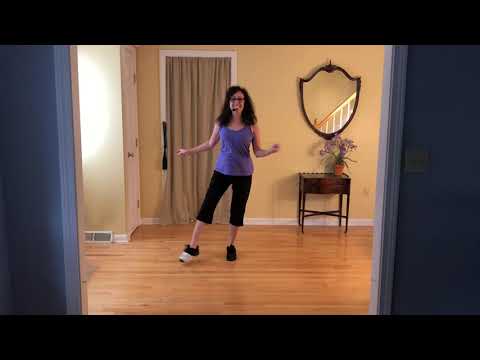 Don't Get Around Much Anymore - L2 Line Dance Lesson & Dance Along - Music @ 7:57